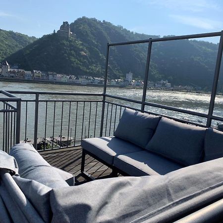 Ferienwohnung "Drei Burgen Blick" Sankt Goar Esterno foto