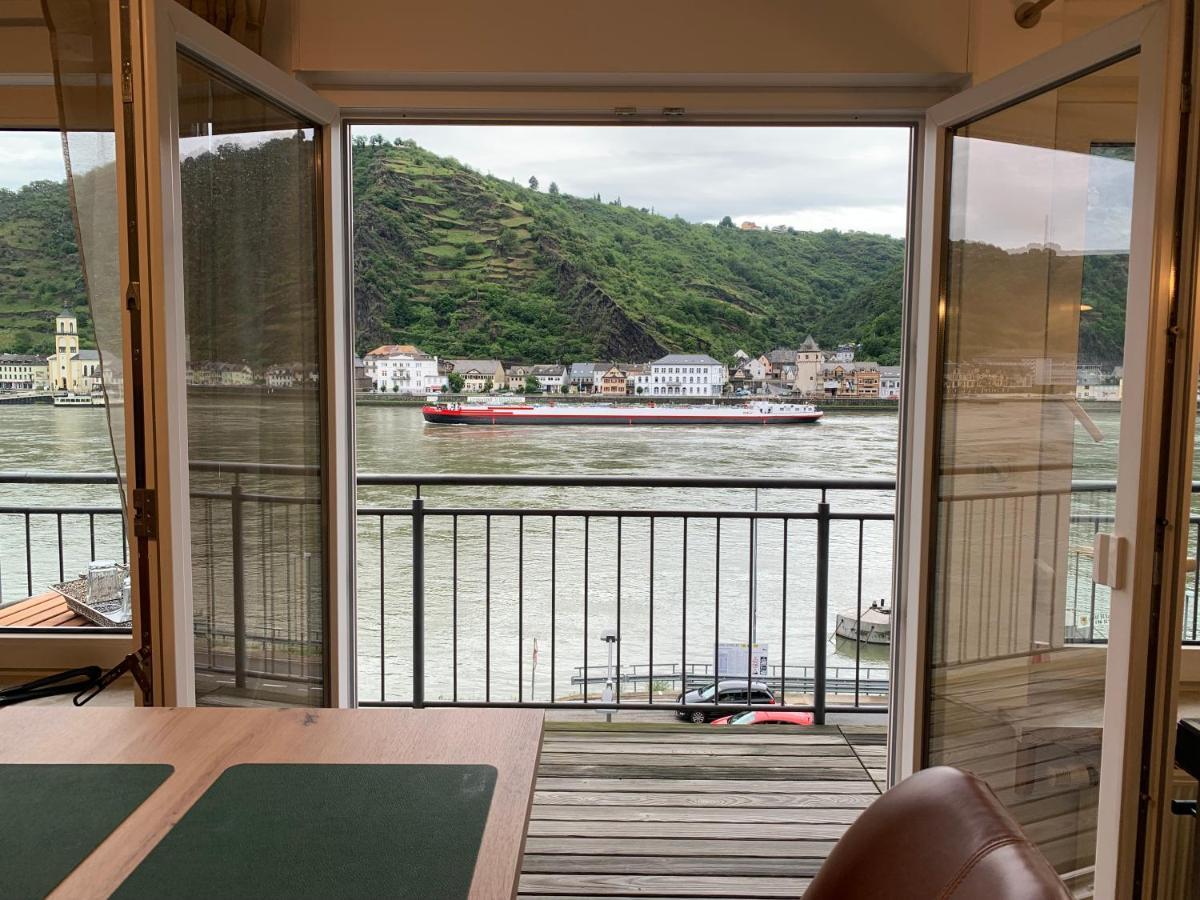 Ferienwohnung "Drei Burgen Blick" Sankt Goar Esterno foto
