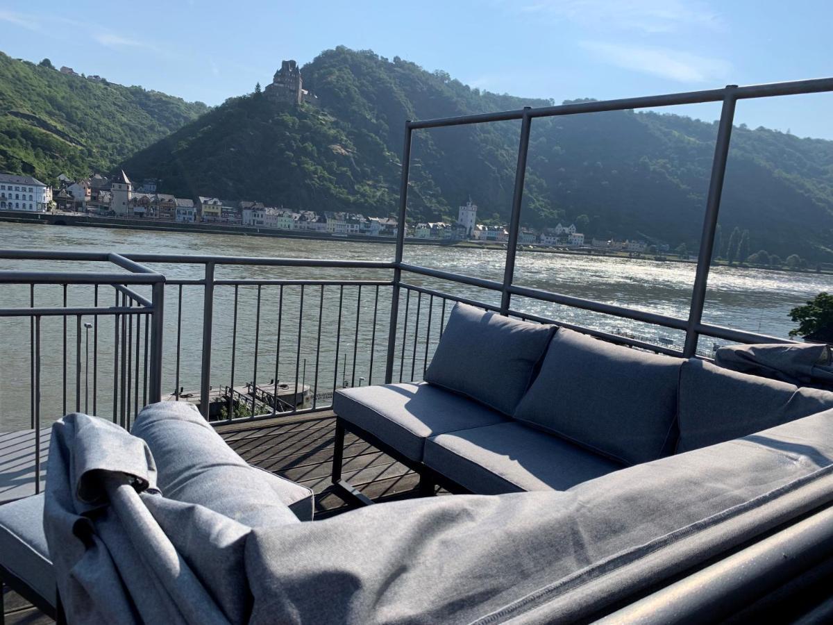Ferienwohnung "Drei Burgen Blick" Sankt Goar Esterno foto